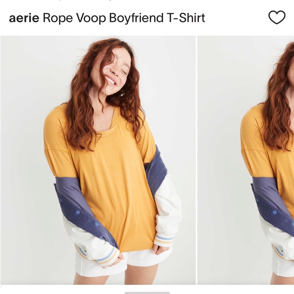 Aerie Rope Voop Boyfriend T-Shirt